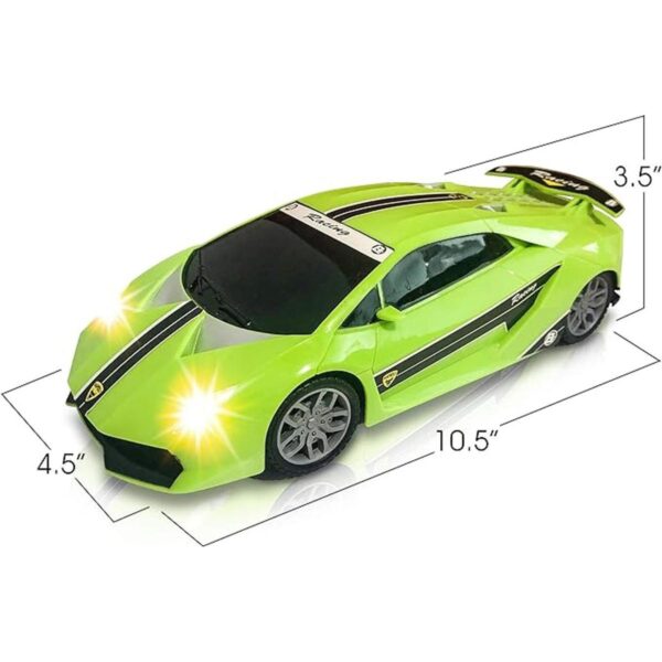 ArtCreativity Green Racer Car con luces y sonidos auto