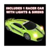 ArtCreativity Green Racer Car con luces y sonidos auto