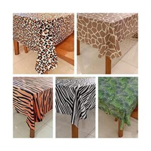 KYMY 5 fundas de mesa con estampado de animales mantel de