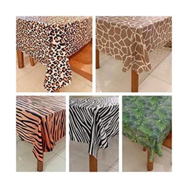 KYMY 5 fundas de mesa con estampado de animales mantel de