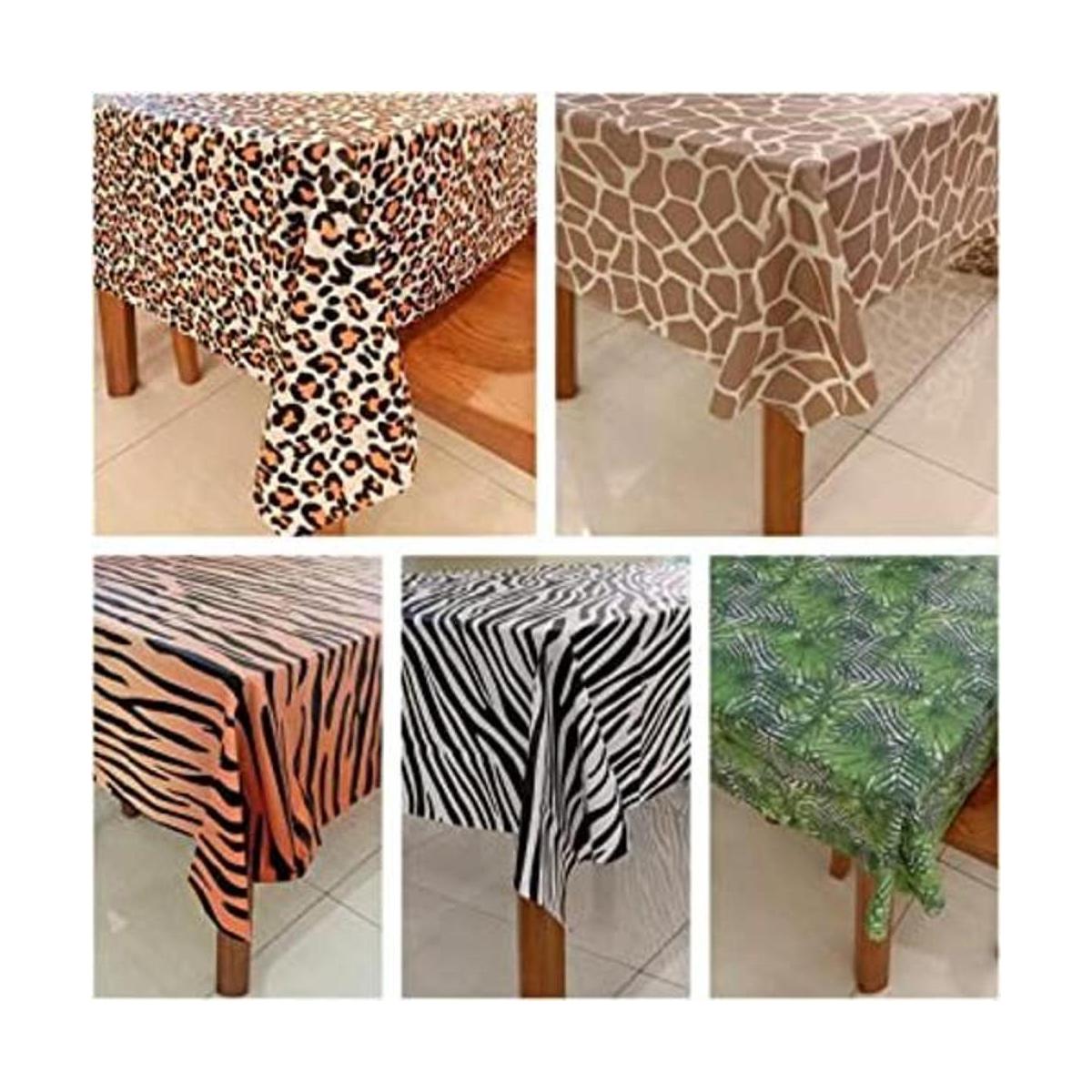 KYMY 5 fundas de mesa con estampado de animales mantel de