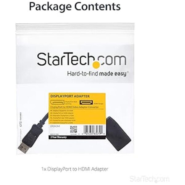 Conversor de video con DisplayPort a HDMI 4K con audio de_6