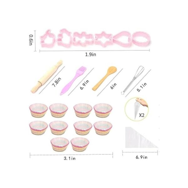 GIFTRRTOY Juego de cocina y horneado para niños reales_3