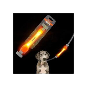 LaRoo Collar de perro iluminado con calcomanías de nailon_1