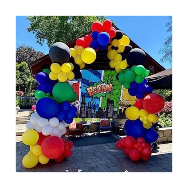 Kit de 134 guirnaldas de globos de bricolaje rojo_1