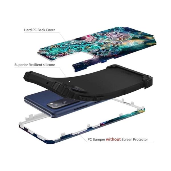 Hocase Funda protectora híbrida para Galaxy S20 FE 5G_5