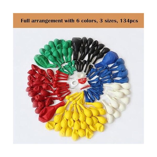 Kit de 134 guirnaldas de globos de bricolaje rojo_3