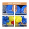 Kit de 134 guirnaldas de globos de bricolaje rojo_5