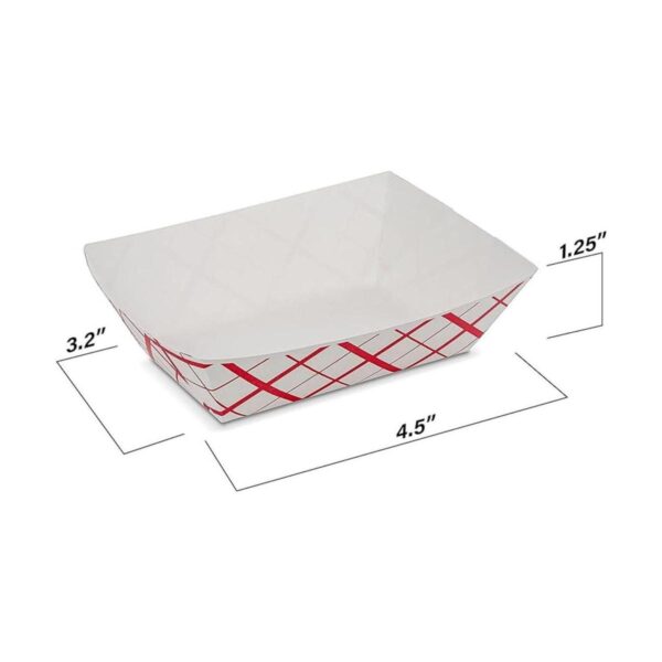 MT Products Bandejas de papel para alimentos 12 libra_3