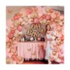 Juego de 150 guirnaldas de globos de mariposa rosa oro_5