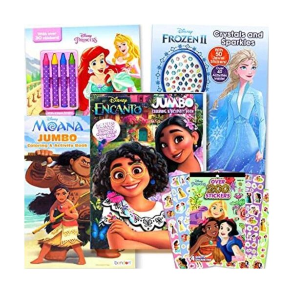 Disney Princess Juego de actividades para colorear para_1