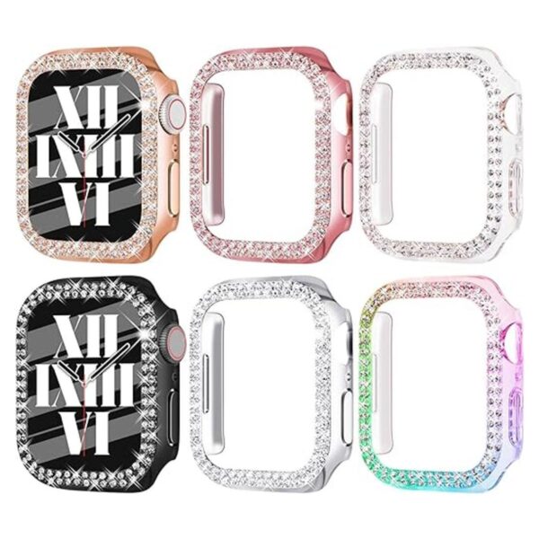 Fullife Paquete de 6 parachoques de cristal con diamantes_1