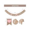 Love is Sweet Burlap Banner Love is Sweet Decorations