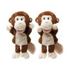 HollyHOME Marionetas de mano mono animales de peluche_6