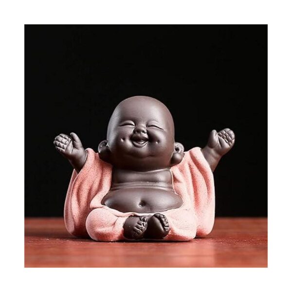 Estatua de Buda Ríente de Cerámica Maitreya Feliz Buda_2