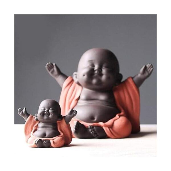 Estatua de Buda Ríente de Cerámica Maitreya Feliz Buda_4