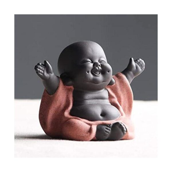 Estatua de Buda Ríente de Cerámica Maitreya Feliz Buda_1