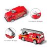 Juego de 14 unidades de vehículos de camiones de bomberos