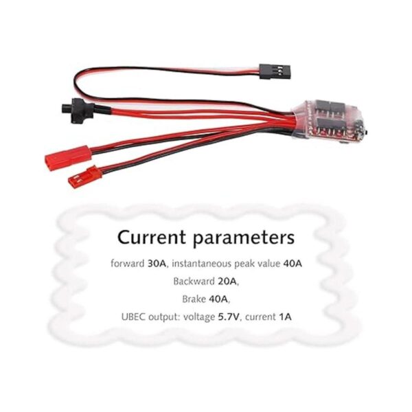 GoolRC 2 unids 30A ESC cepillado controlador de velocidad_4