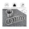 FVIEXE 30 piezas de 2.0 in de anillo tórico de metal_3