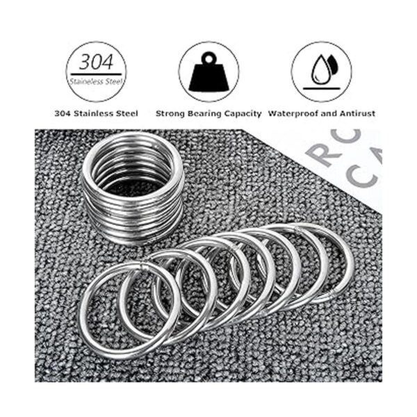 FVIEXE 30 piezas de 2.0 in de anillo tórico de metal_3