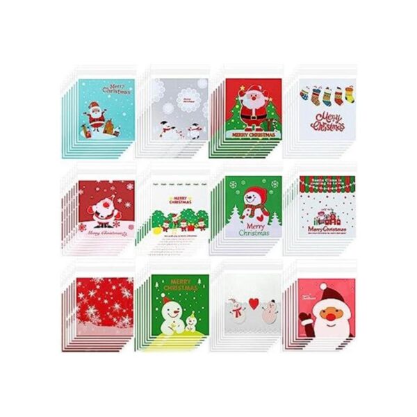 Outus 300 bolsas de celofán de Navidad bolsas de galletas