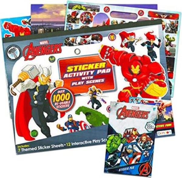 Marvel Avengers Juego de 2 pegatinas para niños y niños_1