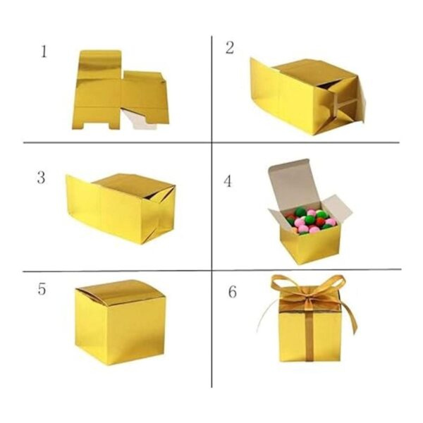 KUPOO 50 cajas de regalo cajas de dulces de 2.2 x 2.2 x_3