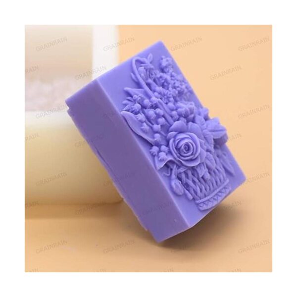 Moldes de jabón de silicona para manualidades flores_2