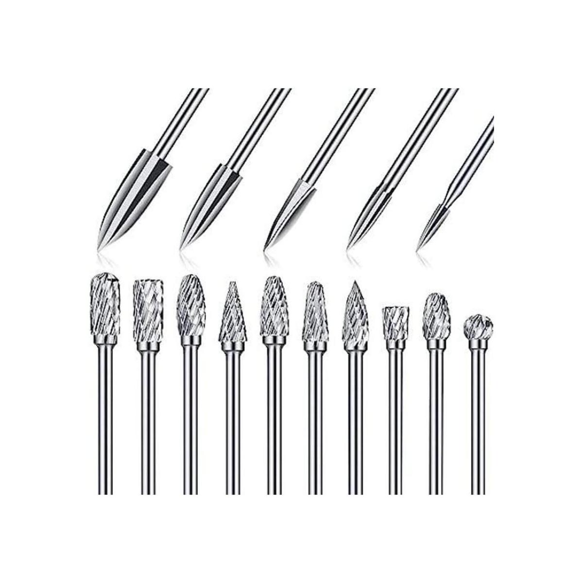 Juego de 15 brocas para tallado y grabado de madera de