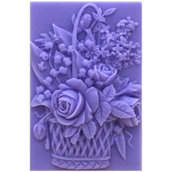 Moldes de jabón de silicona para manualidades flores_1
