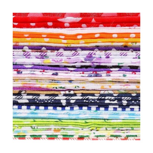 Konsait 56 piezas de tela multicolor de 10 x 10 pulgadas