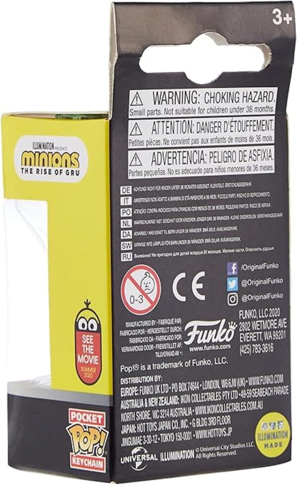 Funko Pop llavero Minions 2 Kung Fu Kevin multicolor_4