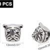 PH PandaHall 10 cuentas de 0.079 in de acero inoxidable_5