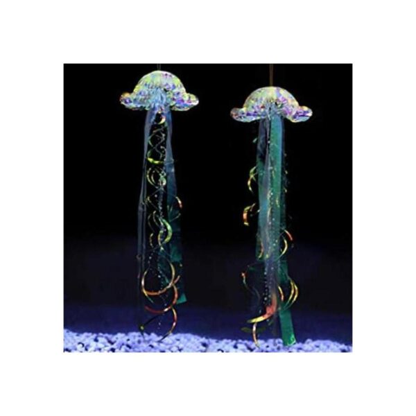 Kit de medusas iridiscentes con purpurina para decoración_1