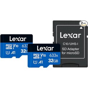 Lexar Tarjeta microSDHC UHSI de alto rendimiento de 633 x_1