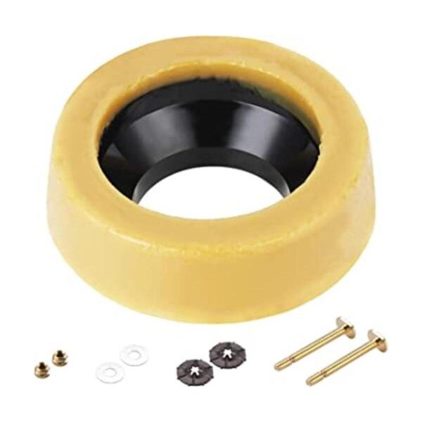 Kit de sellado de cera de inodoro extra grueso con pernos_1