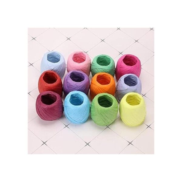 Lazos de papel de rafia con diseño de ángel de penta para_2