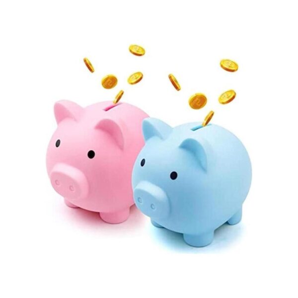 Fireboomoon Paquete de 2 cajas de dinero de plástico para_1