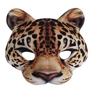 Amosfun Máscaras de media cara de máscaras animales