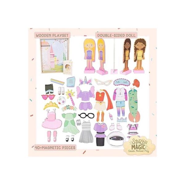 Muñeca de madera para disfrazar de Story Magic de Horizon_2
