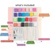 Incraftables Kit de arcilla polimérica bloques suaves de