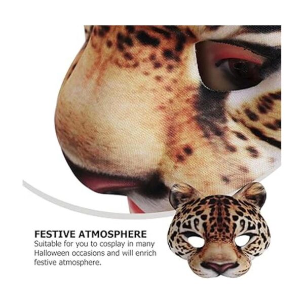 Amosfun Máscaras de media cara de máscaras animales
