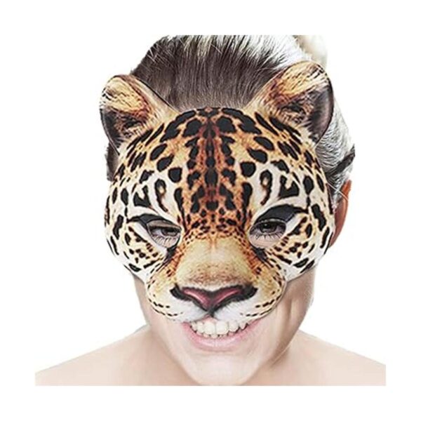 Amosfun Máscaras de media cara de máscaras animales