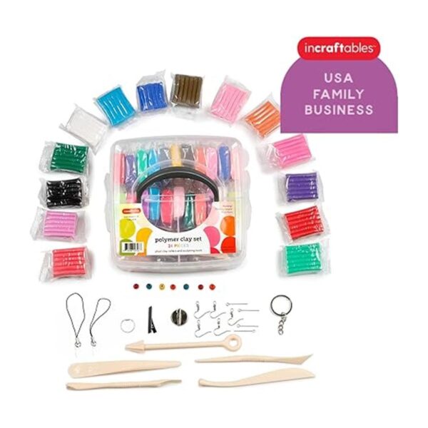 Incraftables Kit de arcilla polimérica bloques suaves de