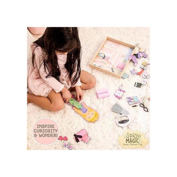 Muñeca de madera para disfrazar de Story Magic de Horizon_5