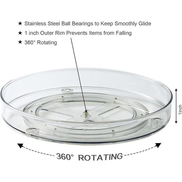 Lazy Susan Recipiente giratorio de almacenamiento de