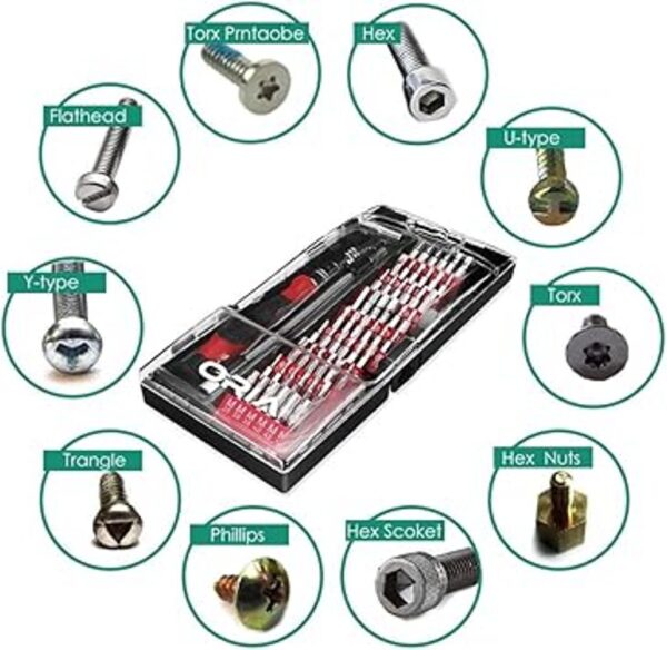 ORIA Kit de destornilladores de precisión 60 en 1 con
