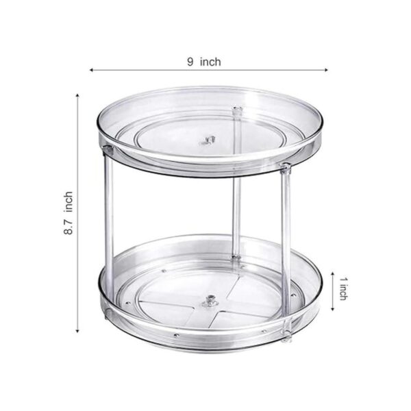 Lazy Susan Contenedor de almacenamiento de alimentos para
