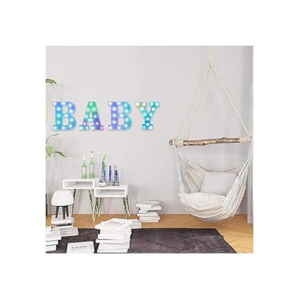 Foaky Letras para marquesina con luces de colores LED_3